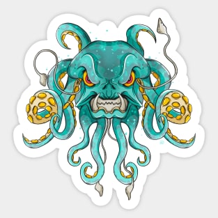 Kraken Underwater Monster Octopus Sea Sticker